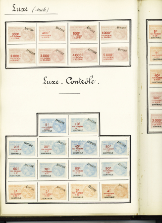 FISCAUX 1860-1918, Exceptionnelle collection de timbres