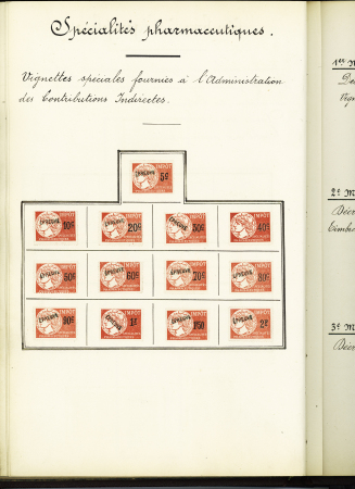 FISCAUX 1860-1918, Exceptionnelle collection de timbres