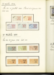 FISCAUX 1860-1918, Exceptionnelle collection de timbres