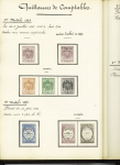 FISCAUX 1860-1918, Exceptionnelle collection de timbres