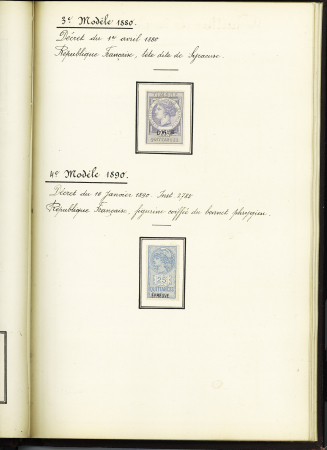 FISCAUX 1860-1918, Exceptionnelle collection de timbres