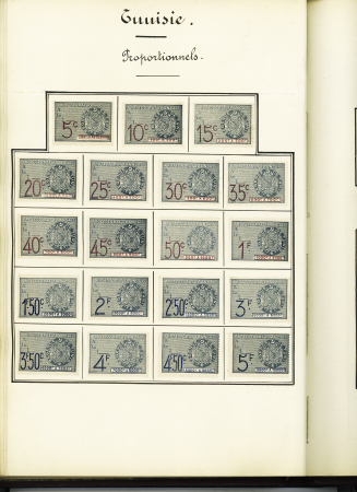 FISCAUX 1860-1918, Exceptionnelle collection de timbres