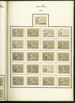 FISCAUX 1860-1918, Exceptionnelle collection de timbres