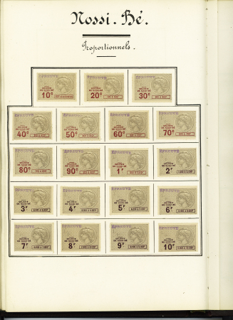 FISCAUX 1860-1918, Exceptionnelle collection de timbres