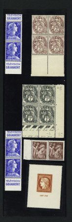 1849-1930, Ensemble de timbres neufs et oblitérés,