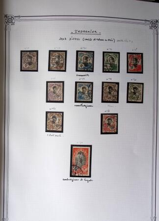 1889-1947, Belle collection Colonies en un album Y&T,