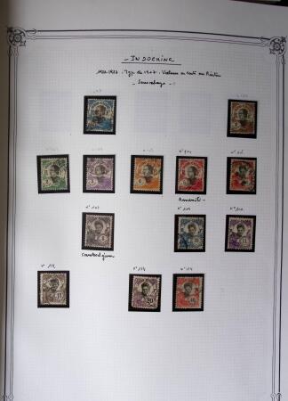 1889-1947, Belle collection Colonies en un album Y&T,