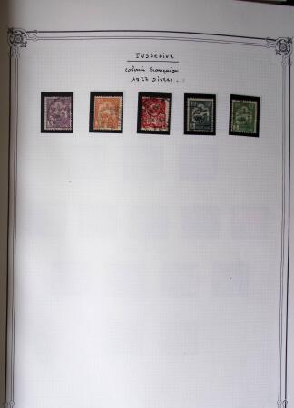 1889-1947, Belle collection Colonies en un album Y&T,
