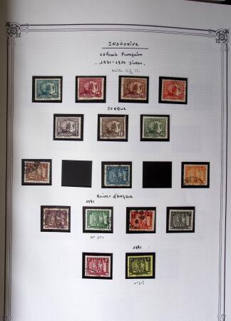1889-1947, Belle collection Colonies en un album Y&T,