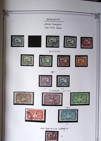 1889-1947, Belle collection Colonies en un album Y&T,