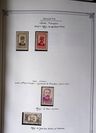 1889-1947, Belle collection Colonies en un album Y&T,