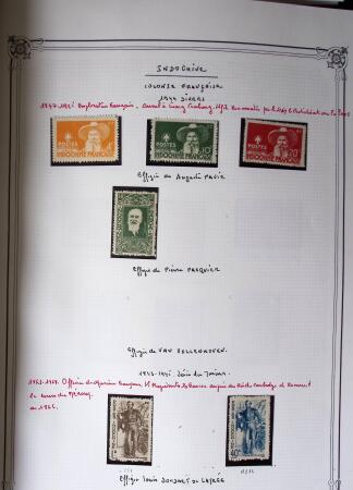 1889-1947, Belle collection Colonies en un album Y&T,