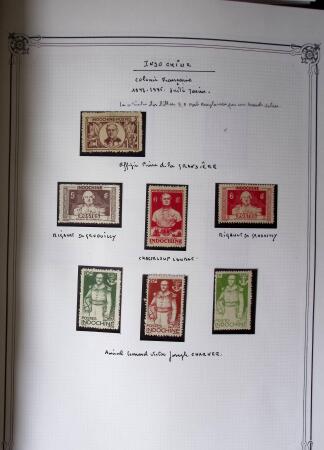 1889-1947, Belle collection Colonies en un album Y&T,