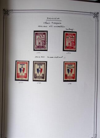 1889-1947, Belle collection Colonies en un album Y&T,