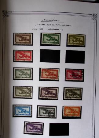 1889-1947, Belle collection Colonies en un album Y&T,