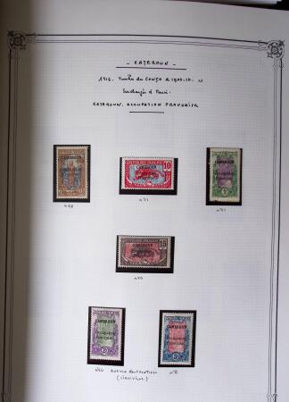 1889-1947, Belle collection Colonies en un album Y&T,