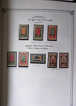 1889-1947, Belle collection Colonies en un album Y&T,