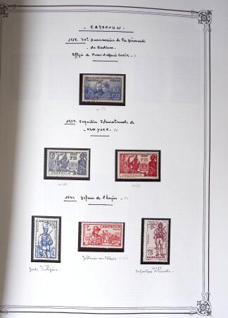 1889-1947, Belle collection Colonies en un album Y&T,