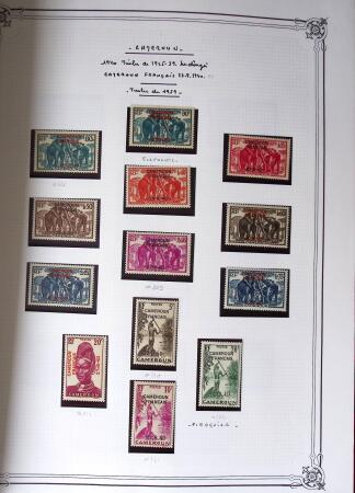 1889-1947, Belle collection Colonies en un album Y&T,