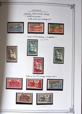 1889-1947, Belle collection Colonies en un album Y&T,
