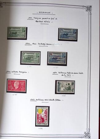 1889-1947, Belle collection Colonies en un album Y&T,