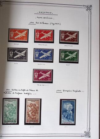 1889-1947, Belle collection Colonies en un album Y&T,