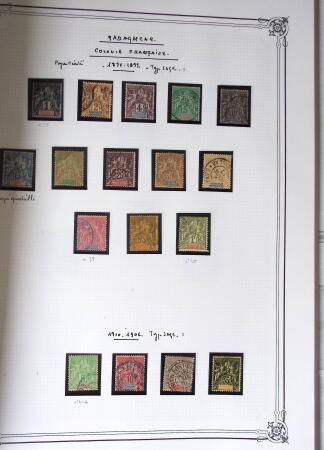 1889-1947, Belle collection Colonies en un album Y&T,