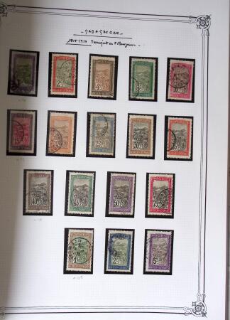1889-1947, Belle collection Colonies en un album Y&T,