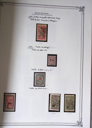 1889-1947, Belle collection Colonies en un album Y&T,