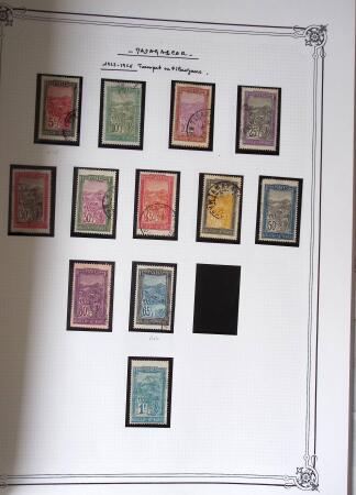 1889-1947, Belle collection Colonies en un album Y&T,