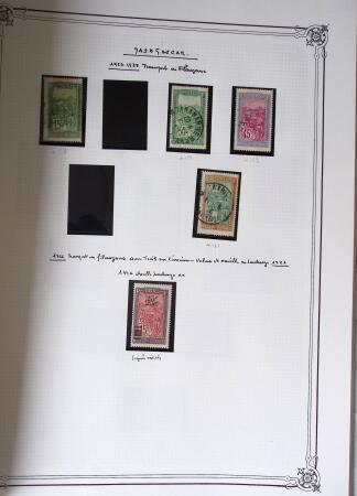 1889-1947, Belle collection Colonies en un album Y&T,
