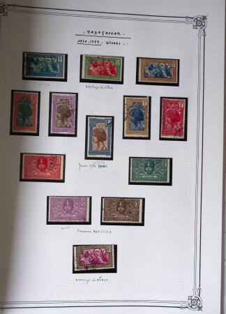 1889-1947, Belle collection Colonies en un album Y&T,