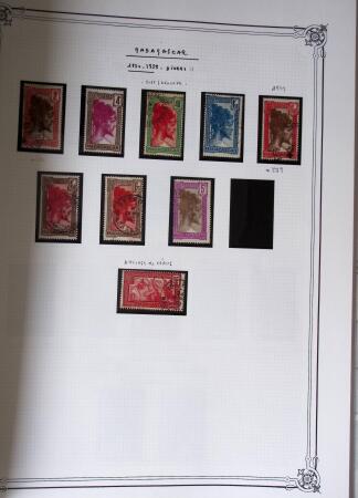 1889-1947, Belle collection Colonies en un album Y&T,