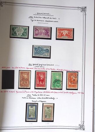 1889-1947, Belle collection Colonies en un album Y&T,