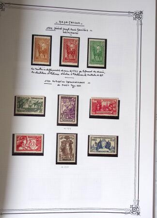 1889-1947, Belle collection Colonies en un album Y&T,