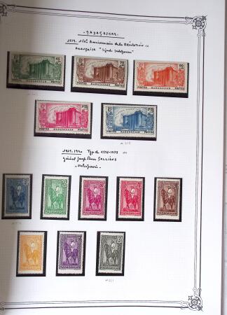 1889-1947, Belle collection Colonies en un album Y&T,