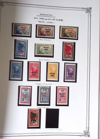 1889-1947, Belle collection Colonies en un album Y&T,