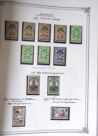 1889-1947, Belle collection Colonies en un album Y&T,