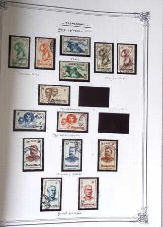 1889-1947, Belle collection Colonies en un album Y&T,