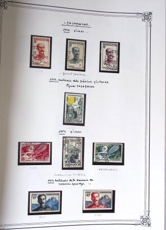 1889-1947, Belle collection Colonies en un album Y&T,