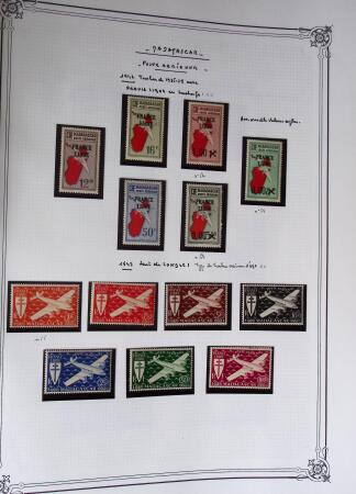 1889-1947, Belle collection Colonies en un album Y&T,