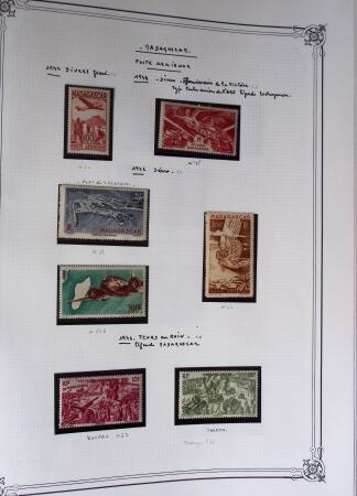 1889-1947, Belle collection Colonies en un album Y&T,