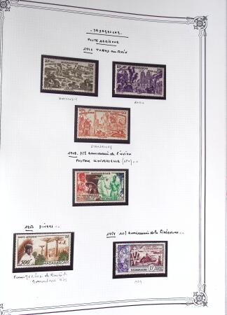 1889-1947, Belle collection Colonies en un album Y&T,