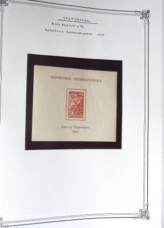 1889-1947, Belle collection Colonies en un album Y&T,