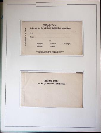 1870-1871, Ensemble de 13 lettres avec marques postales