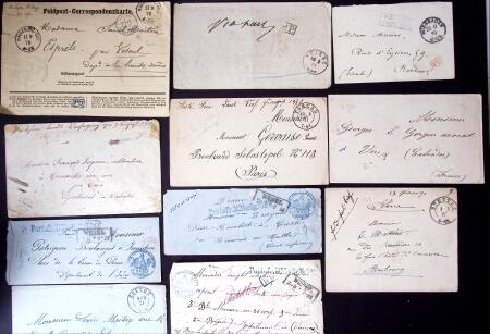 1870-1871, Ensemble de139 lettres de prisonniers de