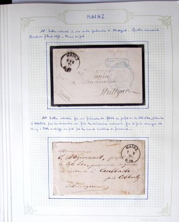 1870-1871, Ensemble de139 lettres de prisonniers de