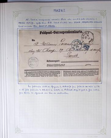 1870-1871, Ensemble de139 lettres de prisonniers de