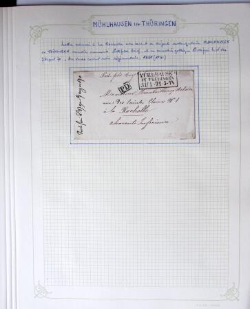 1870-1871, Ensemble de139 lettres de prisonniers de