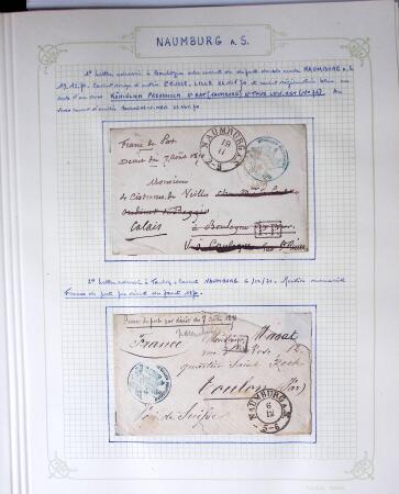 1870-1871, Ensemble de139 lettres de prisonniers de